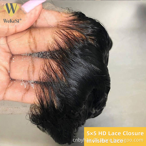 Wholesale Bone Straight Human Hair Bundles With Closure,Perruque Virgin Brazilian/Peruvian Hair Bundles With Closure Grade 12A
